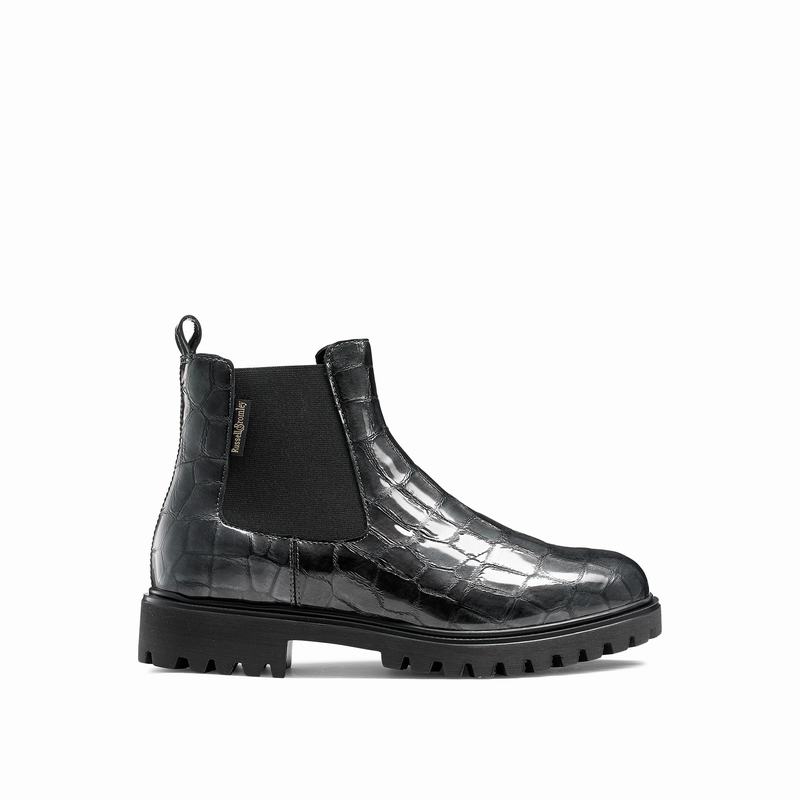 Buty Chelsea Russell And Bromley Winchelsea Damskie Szare | LGD9817KU