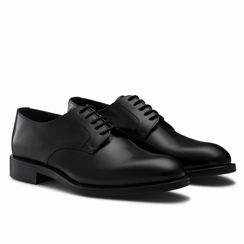Buty Derby Russell And Bromley Burford Męskie Czarne | XDP5989PU