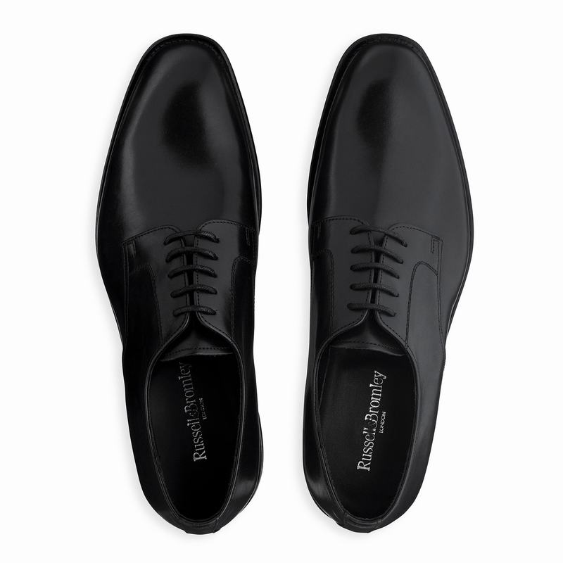 Buty Derby Russell And Bromley Burford Męskie Czarne | XDP5989PU