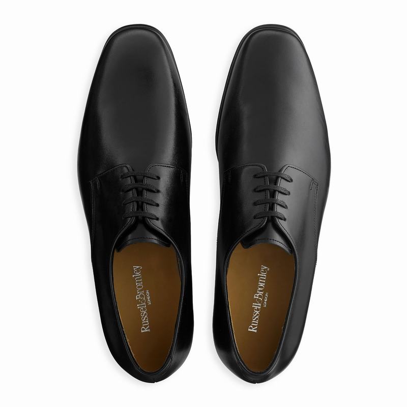 Buty Derby Russell And Bromley Frontline Męskie Czarne | ZCU2221JS