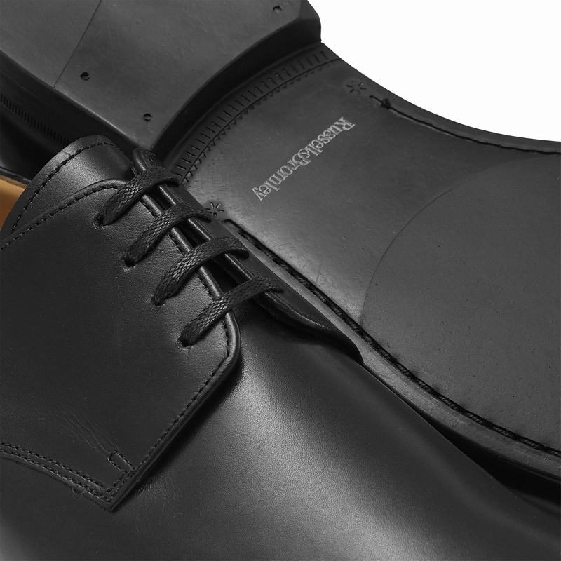 Buty Derby Russell And Bromley Frontline Męskie Czarne | ZCU2221JS