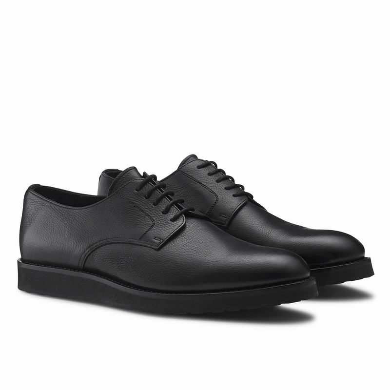 Buty Derby Russell And Bromley Passport Męskie Czarne | ICY5442AR