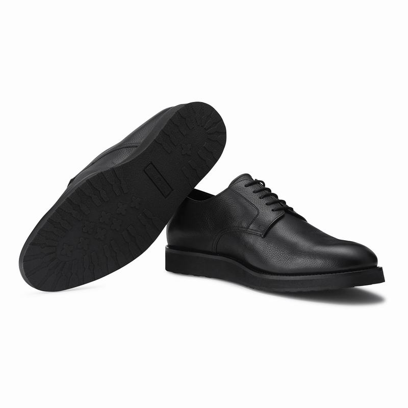 Buty Derby Russell And Bromley Passport Męskie Czarne | ICY5442AR