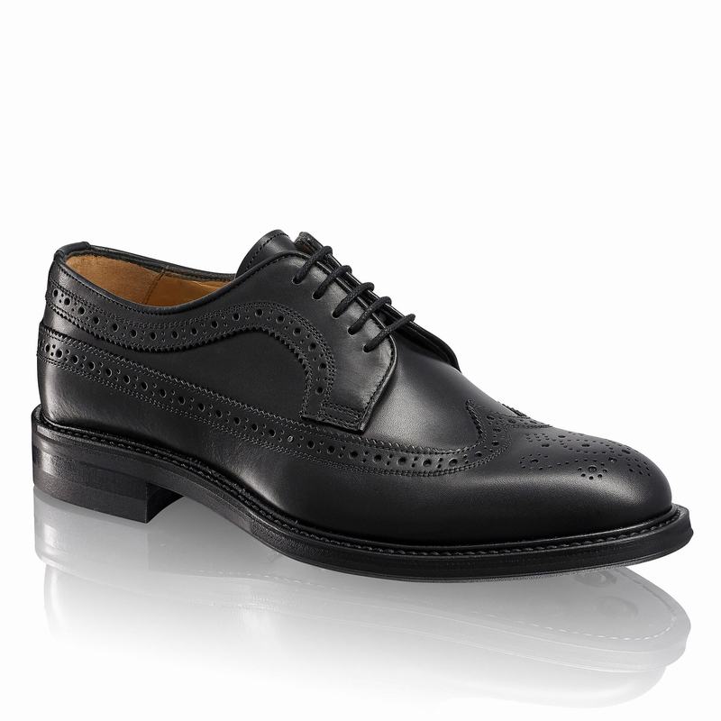 Buty Derby Russell And Bromley Southport Męskie Czarne | AWD2158QB