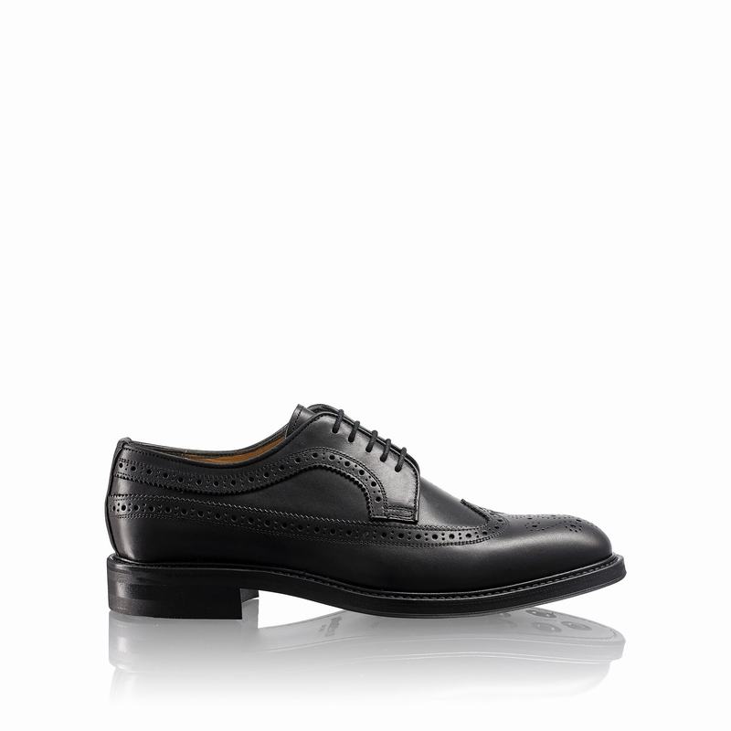 Buty Derby Russell And Bromley Southport Męskie Czarne | AWD2158QB