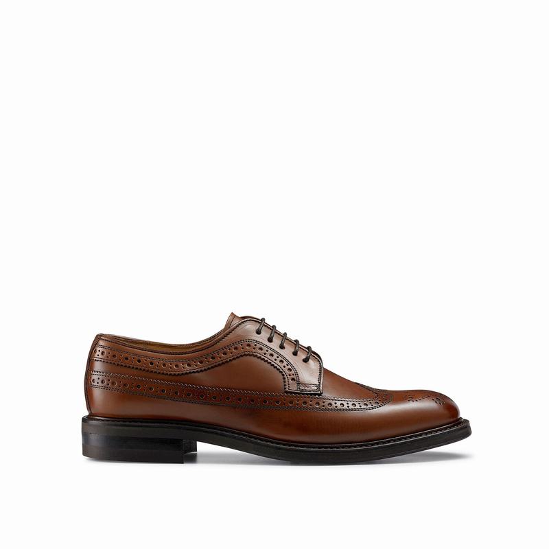 Buty Derby Russell And Bromley Southport Męskie Brązowe | BLJ2758KW