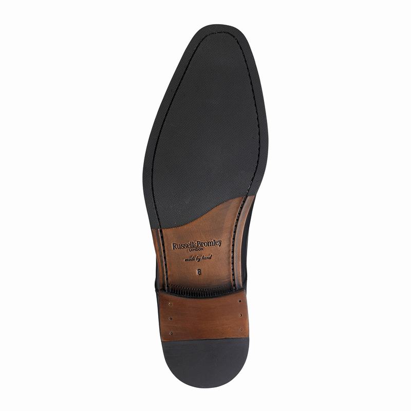Buty Derby Russell And Bromley Spectrum Męskie Czarne | WDT5658IK