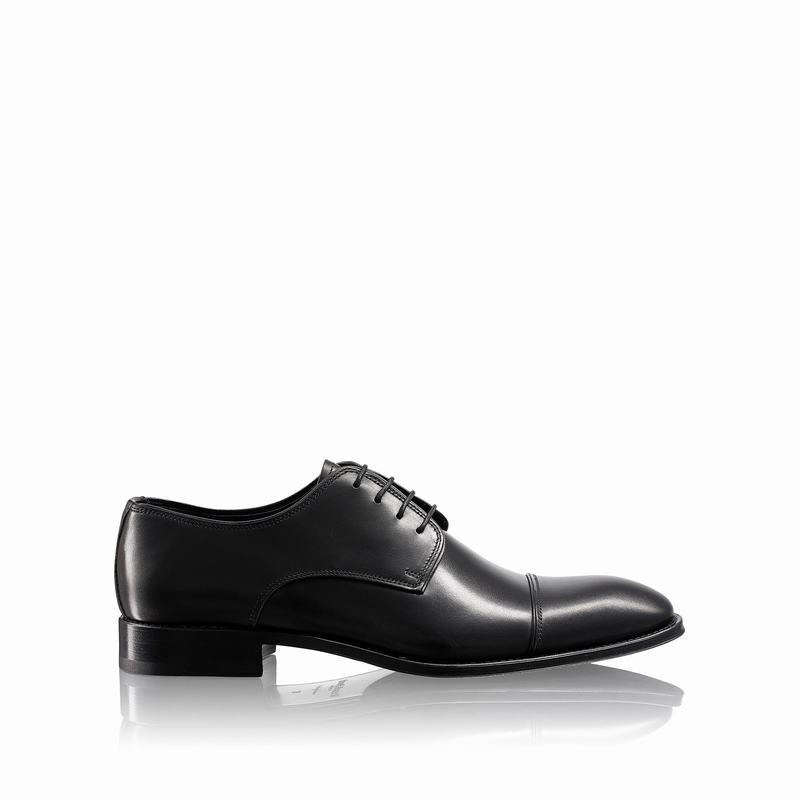 Buty Derby Russell And Bromley Spectrum Męskie Czarne | WDT5658IK
