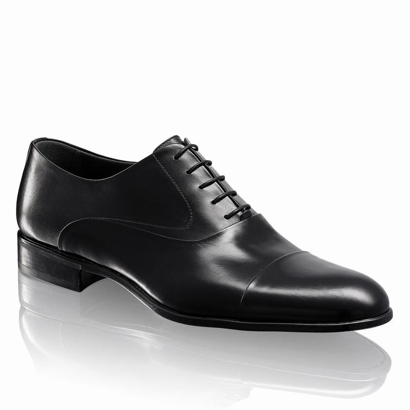 Buty Oksfordy Russell And Bromley Chicago Męskie Czarne | IZP366EK