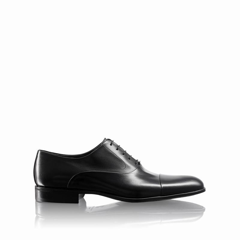 Buty Oksfordy Russell And Bromley Chicago Męskie Czarne | IZP366EK