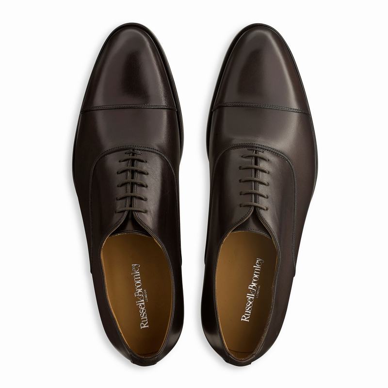 Buty Oksfordy Russell And Bromley Cumulus Męskie Brązowe | VBB9276RF