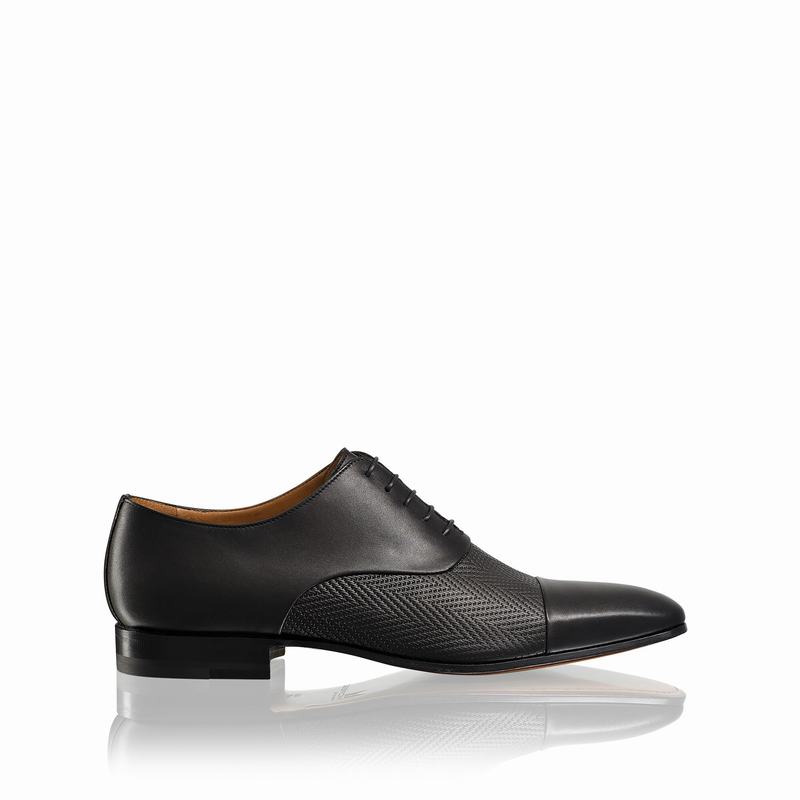 Buty Oksfordy Russell And Bromley Know How Męskie Czarne | UZR649PR