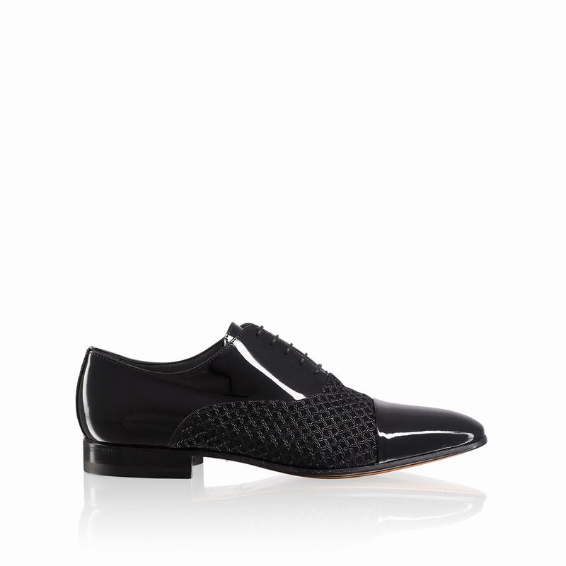 Buty Oksfordy Russell And Bromley Know-how Męskie Czarne | UJN7414YR