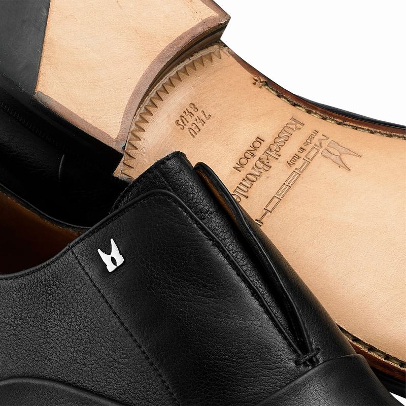 Buty Oksfordy Russell And Bromley Knowledge Męskie Czarne | LPN5147LE