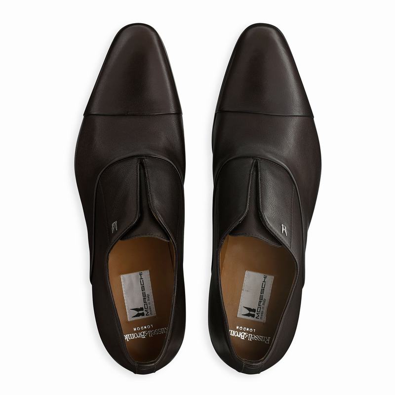 Buty Oksfordy Russell And Bromley Knowledge Męskie Brązowe | ONS8296AT