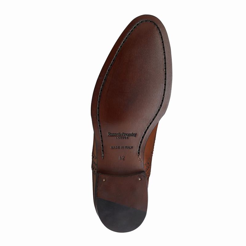 Buty Oksfordy Russell And Bromley Oak Męskie Brązowe | DOB7551XL
