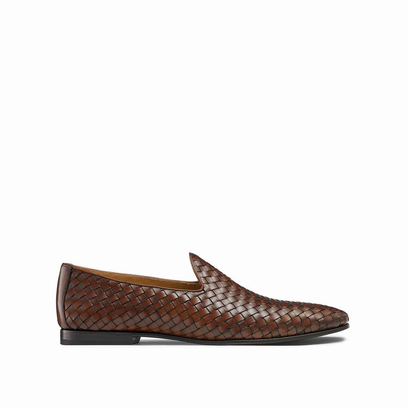 Buty Slip On Russell And Bromley Baron Męskie Brązowe | YTE8615YT