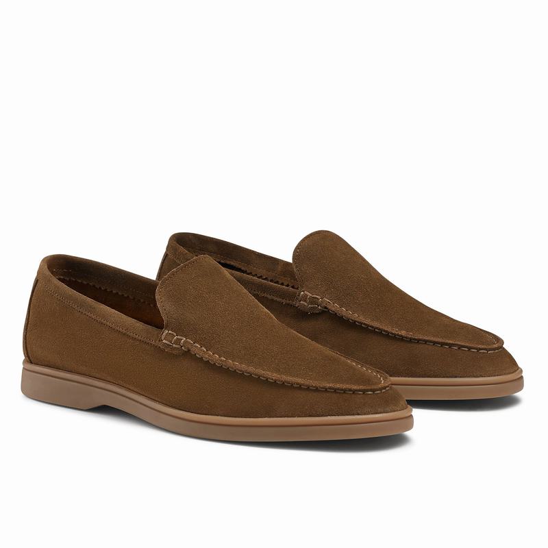 Buty Slip On Russell And Bromley Carmel Męskie Brązowe | ZDO1121AX