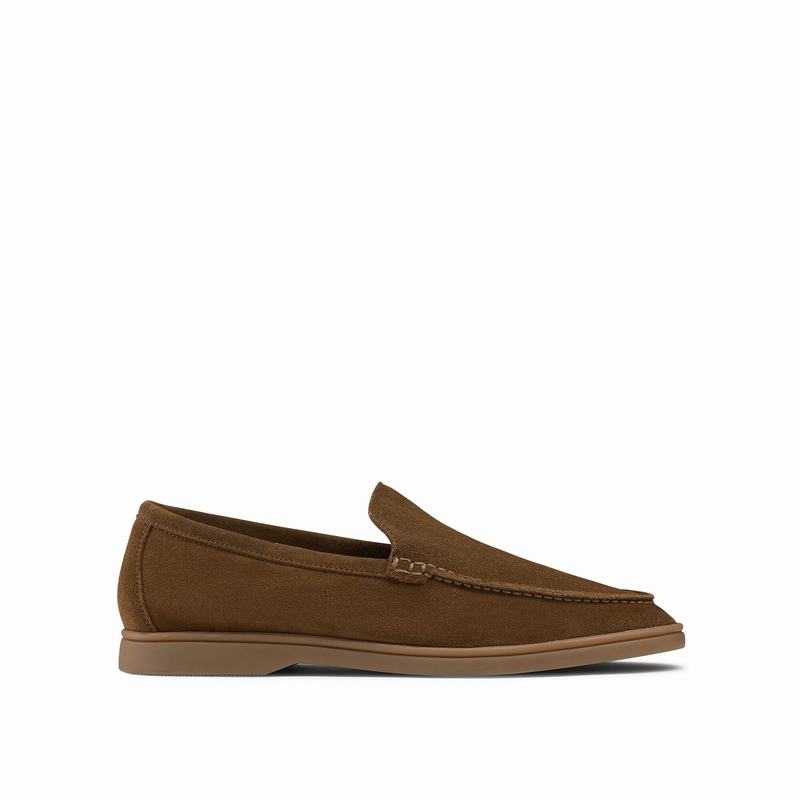 Buty Slip On Russell And Bromley Carmel Męskie Brązowe | ZDO1121AX