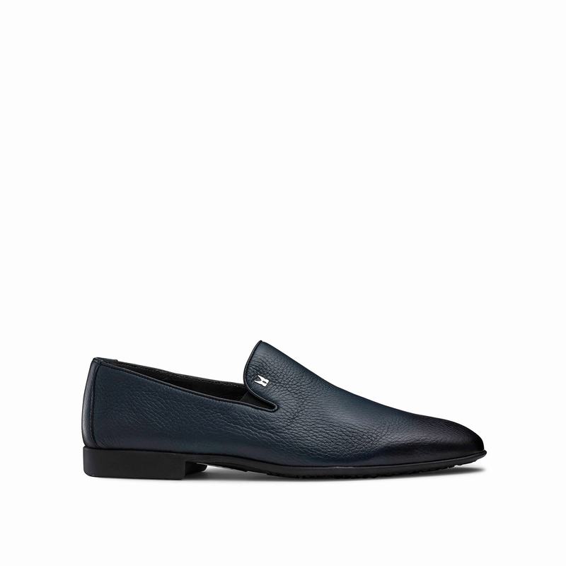 Buty Slip On Russell And Bromley Diretto Męskie Niebieskie | NRH4228BA