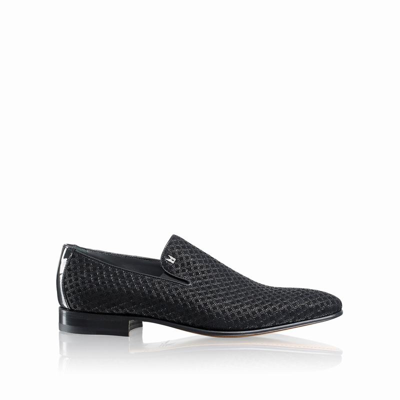 Buty Slip On Russell And Bromley Meander Męskie Czarne | UXV9030OR