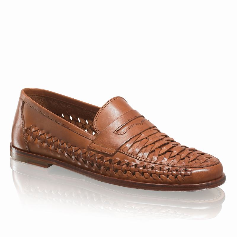 Buty Slip On Russell And Bromley Uppercut Męskie Brązowe | NTH9419YR