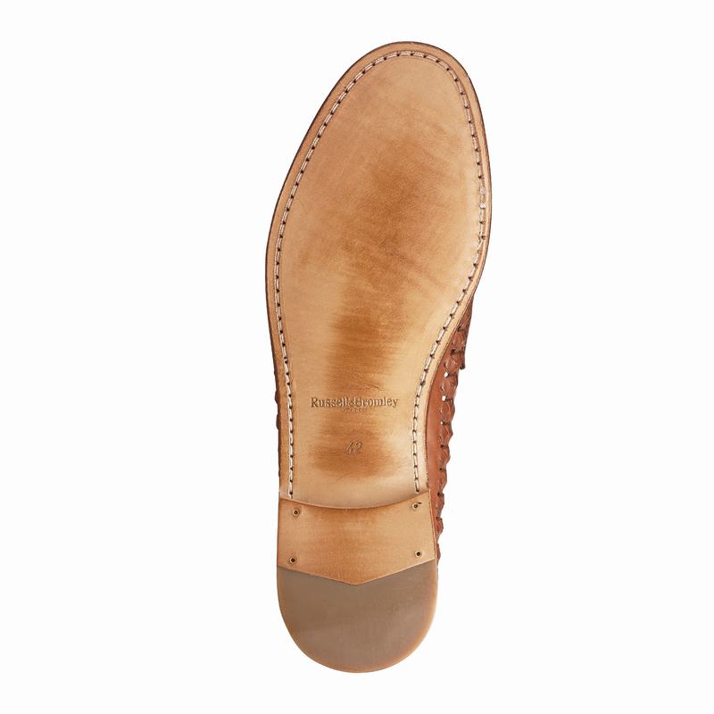 Buty Slip On Russell And Bromley Uppercut Męskie Brązowe | NTH9419YR