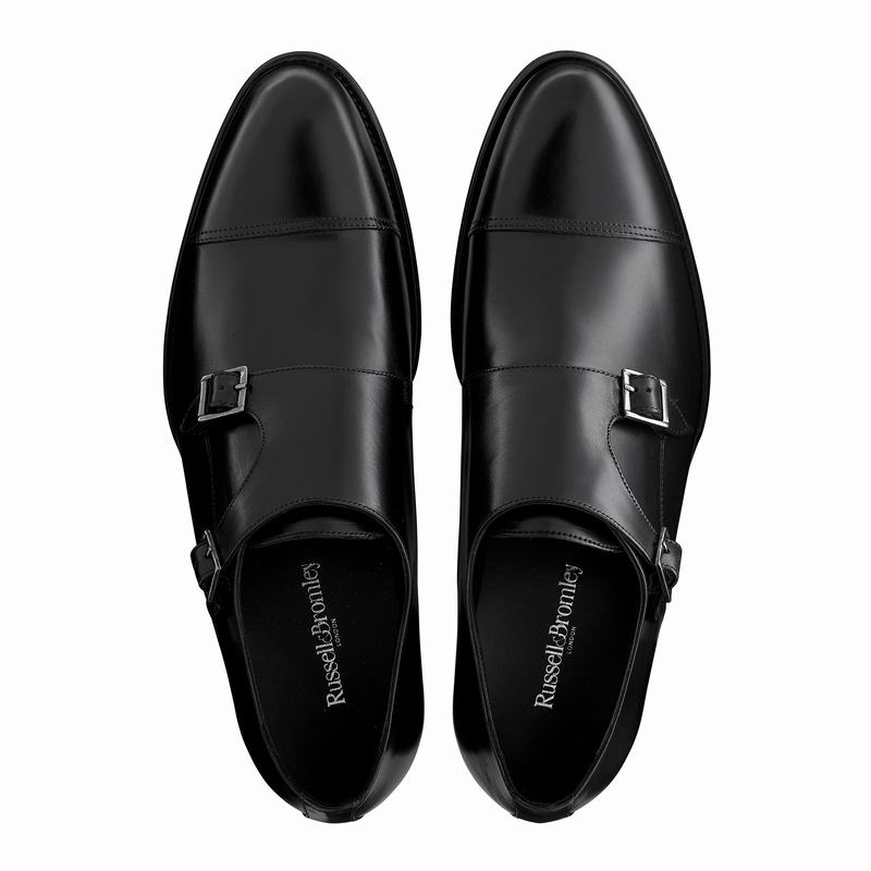Buty Sznurowane Russell And Bromley Birch Męskie Czarne | DED61SJ