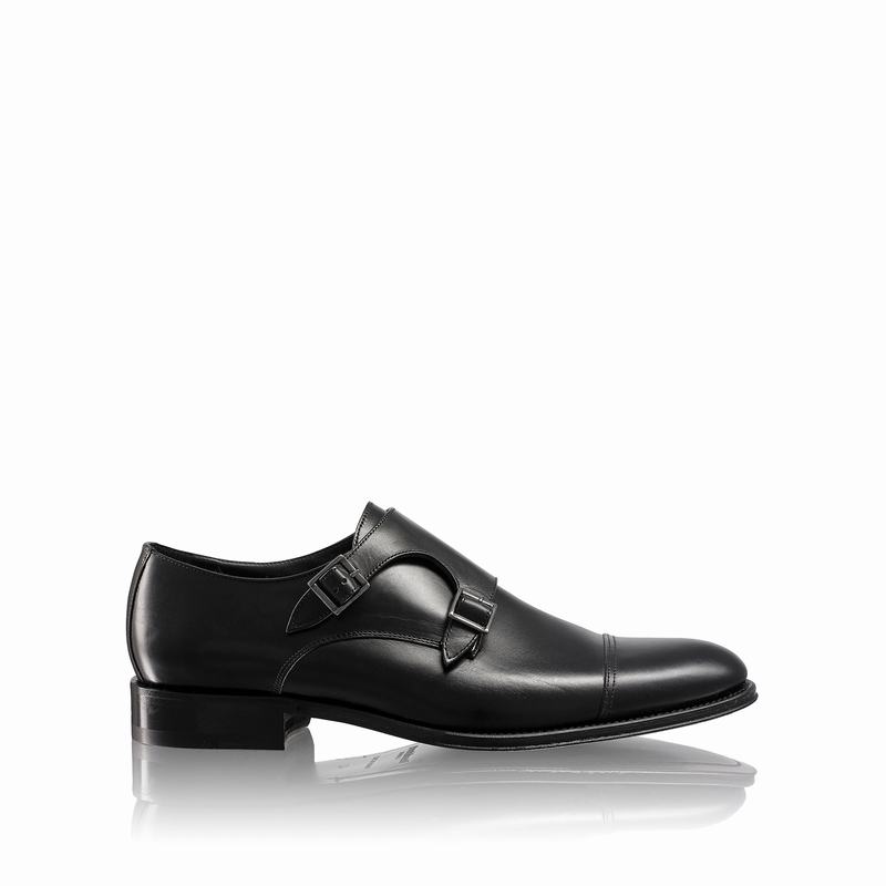 Buty Sznurowane Russell And Bromley Birch Męskie Czarne | DED61SJ