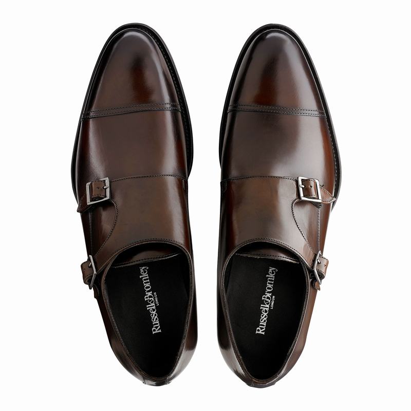 Buty Sznurowane Russell And Bromley Birch Męskie Brązowe | WRR3148HY