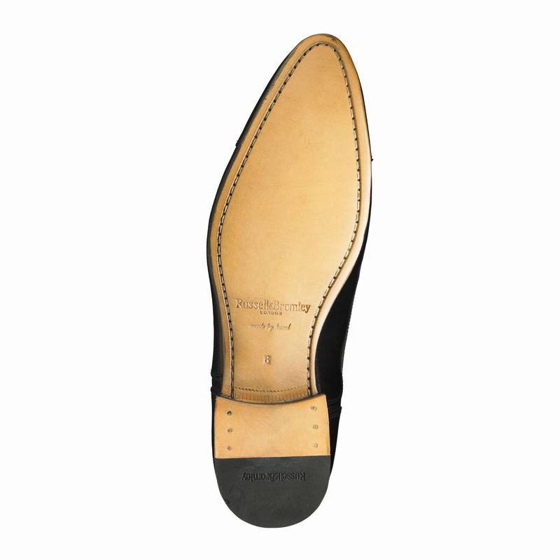 Buty Sznurowane Russell And Bromley Chelsea Męskie Czarne | FPO6133DC