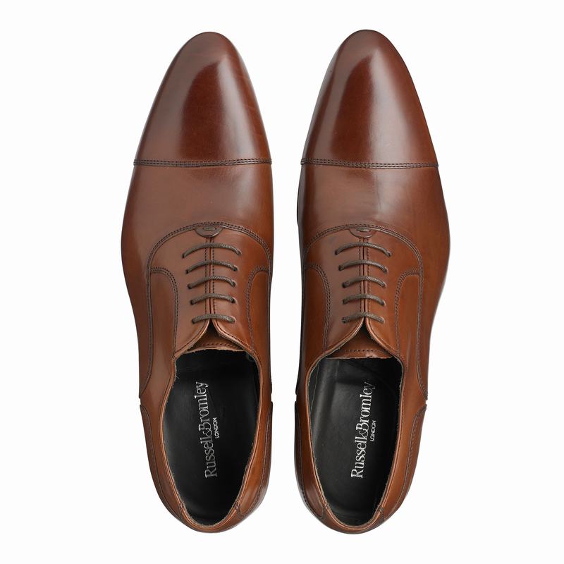 Buty Sznurowane Russell And Bromley Chelsea Męskie Brązowe | OFR5791KQ