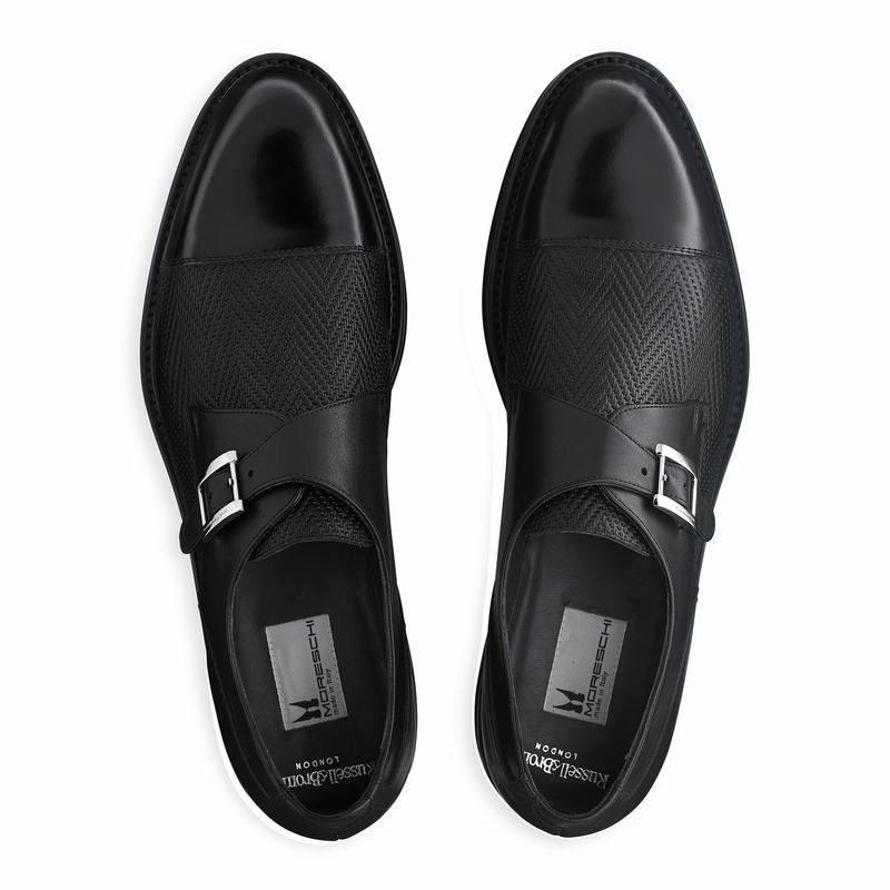 Buty Sznurowane Russell And Bromley Dominian Męskie Czarne | LST3150CC