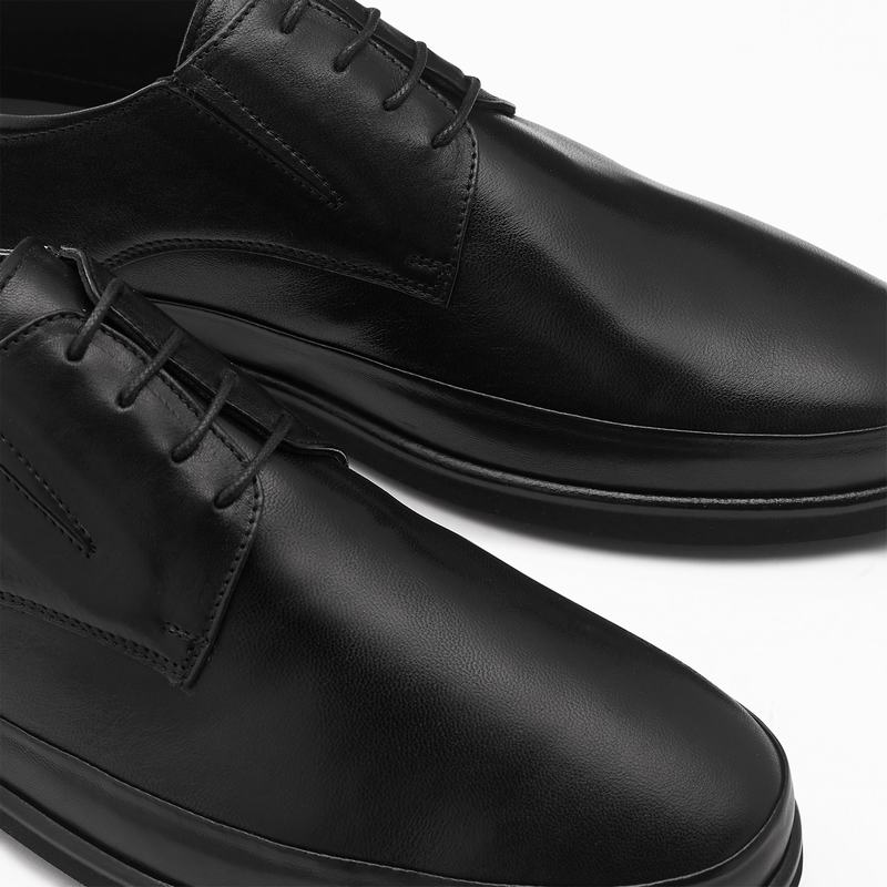 Buty Sznurowane Russell And Bromley Fiastra Męskie Czarne | VRL6336IS