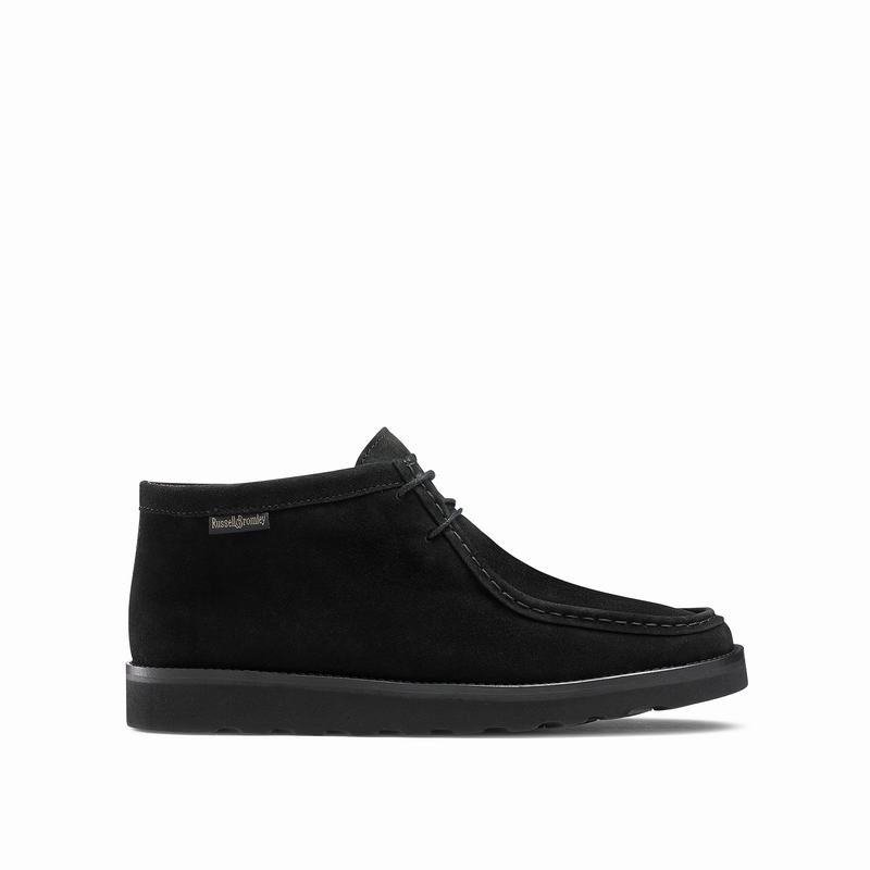 Buty Sznurowane Russell And Bromley Ontario Hi Męskie Czarne | ADZ7472IK