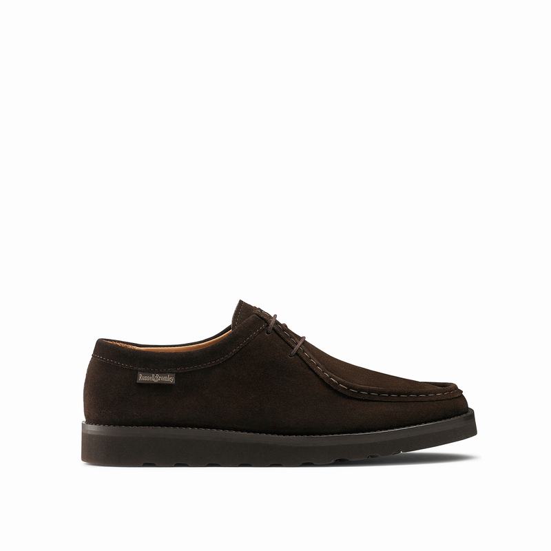 Buty Sznurowane Russell And Bromley Ontario Lo Męskie Brązowe | TOB6452EO