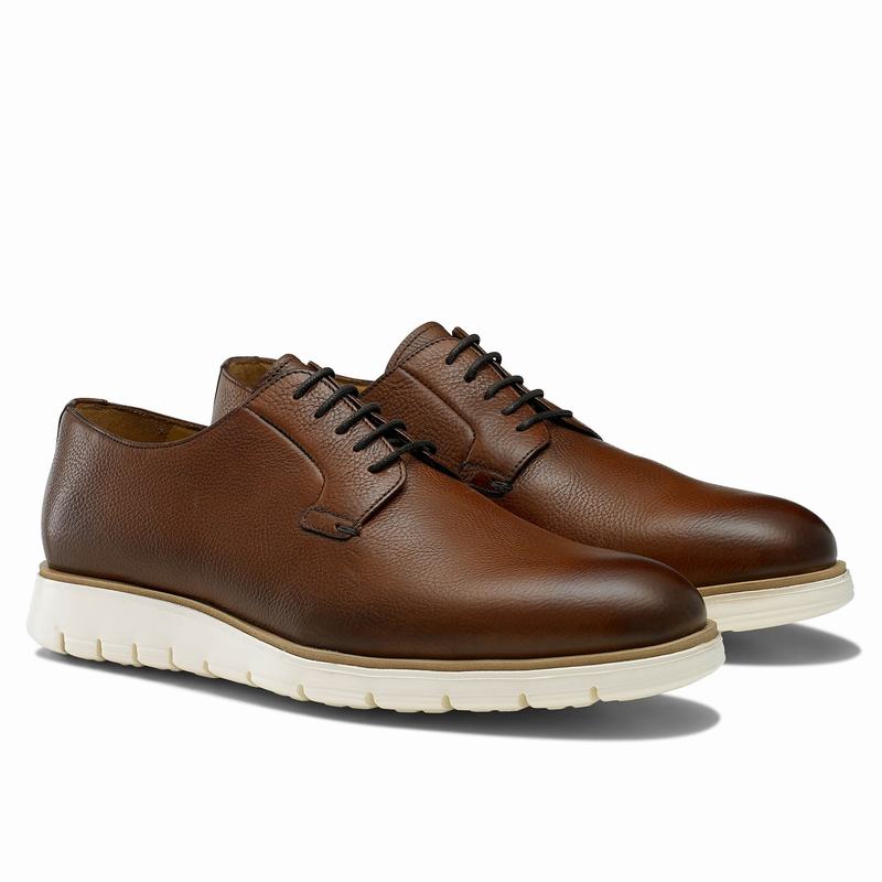 Buty Sznurowane Russell And Bromley Socialite Męskie Brązowe | LKQ193GZ