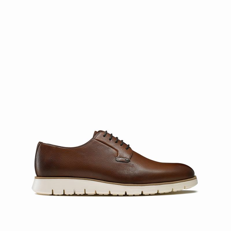Buty Sznurowane Russell And Bromley Socialite Męskie Brązowe | LKQ193GZ
