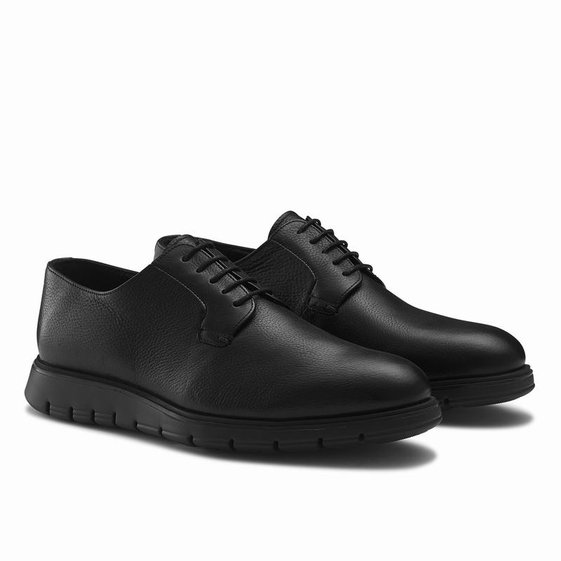 Buty Sznurowane Russell And Bromley Socialite Męskie Czarne | PZS6917XD
