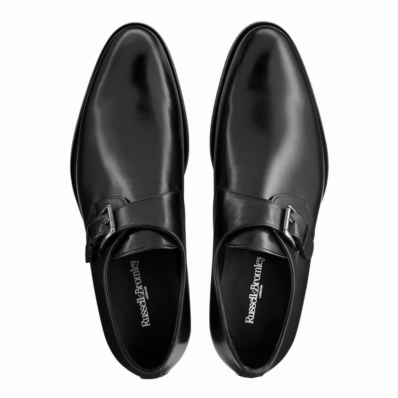 Buty Sznurowane Russell And Bromley Sycamore Męskie Czarne | AFJ2988OB