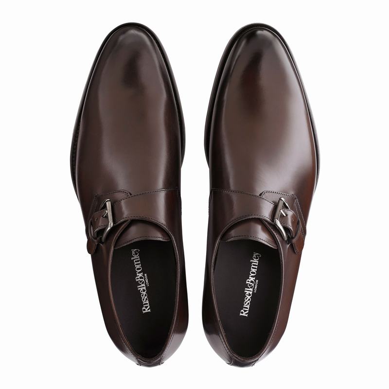 Buty Sznurowane Russell And Bromley Sycamore Męskie Brązowe | RIC4923ML