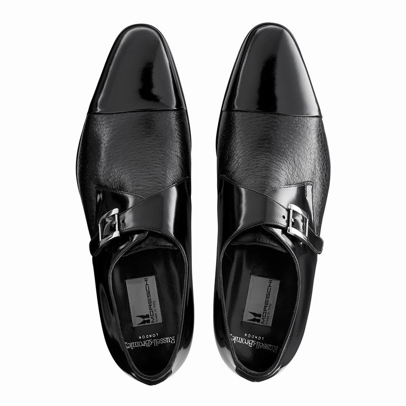 Buty Sznurowane Russell And Bromley Trieste Męskie Czarne | ERZ522GQ