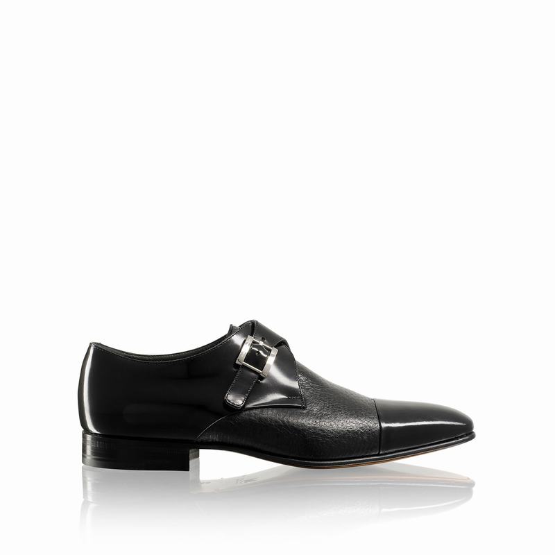 Buty Sznurowane Russell And Bromley Trieste Męskie Czarne | ERZ522GQ