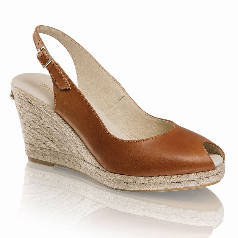 Espadryle Russell And Bromley Candyfloss Damskie Brązowe | OWA712JG
