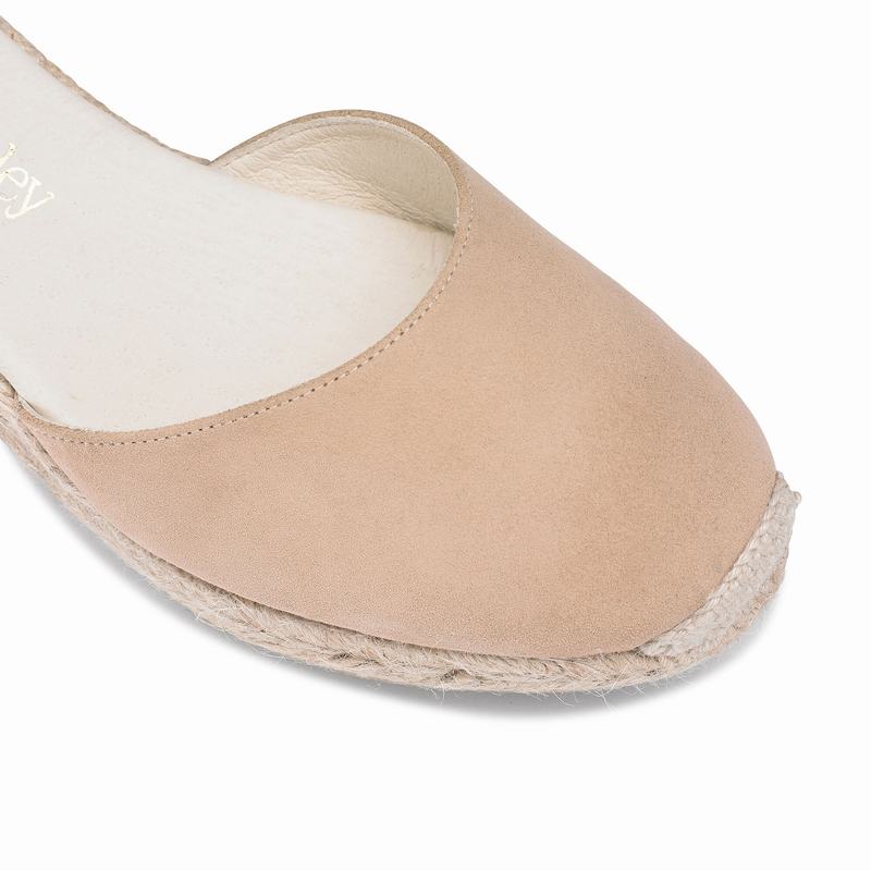 Espadryle Russell And Bromley Cocowrap Damskie Brązowe | BDS551XC