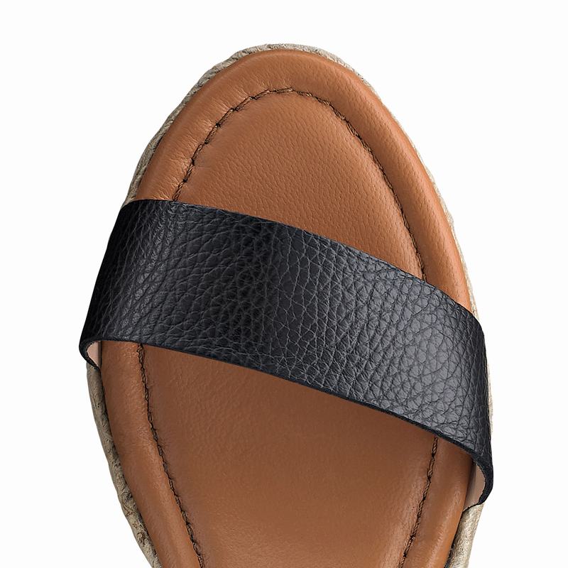 Espadryle Russell And Bromley Coin Spin Damskie Czarne | FSG2256LQ