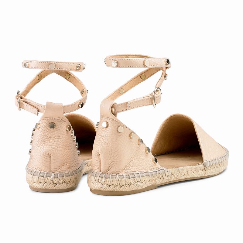 Espadryle Russell And Bromley Coin Wrap Damskie Brązowe | OTO3111MA
