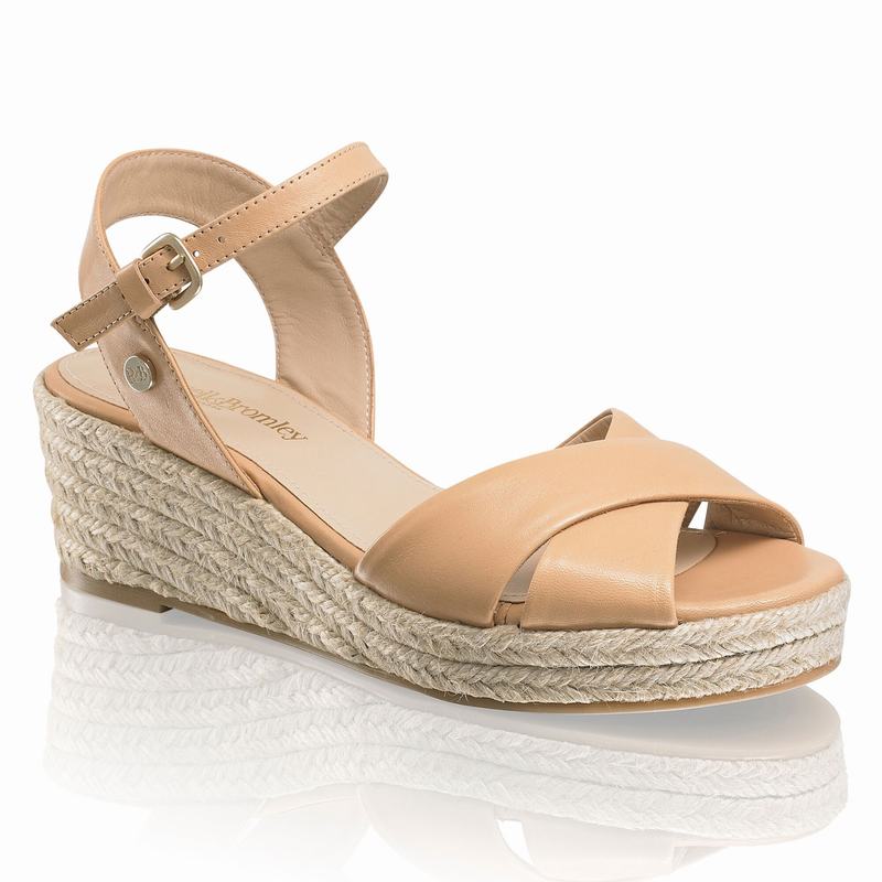 Espadryle Russell And Bromley Gelato Damskie Brązowe | PZH4426DI