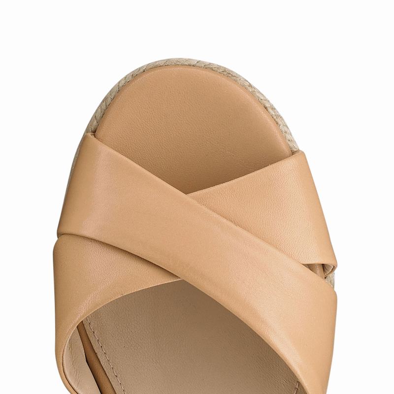 Espadryle Russell And Bromley Gelato Damskie Brązowe | PZH4426DI