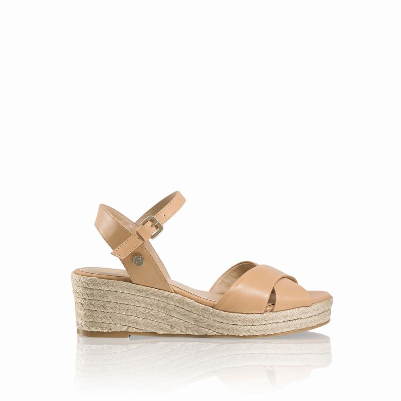 Espadryle Russell And Bromley Gelato Damskie Brązowe | PZH4426DI